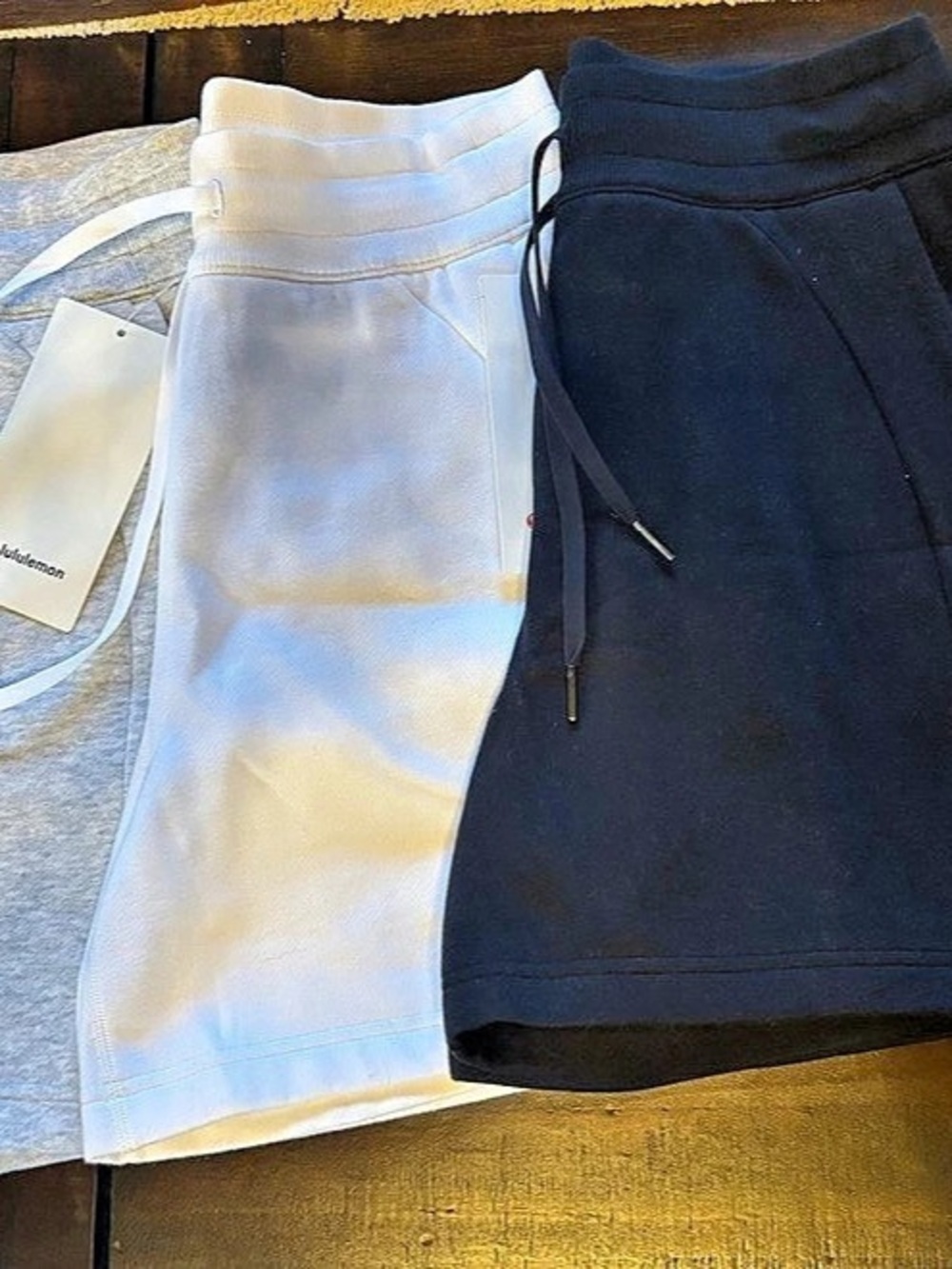 Lululemon Scuba High-Rise Short 5" - Bundle of 3 - NWT Gray & White & Black